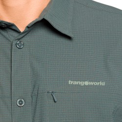 Trangoworld Camisa Montaña Esera DF Gris Deep Depths Hombre