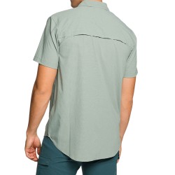 Trangoworld Camisa Montaña Esera DF Verde Slate Gray Hombre