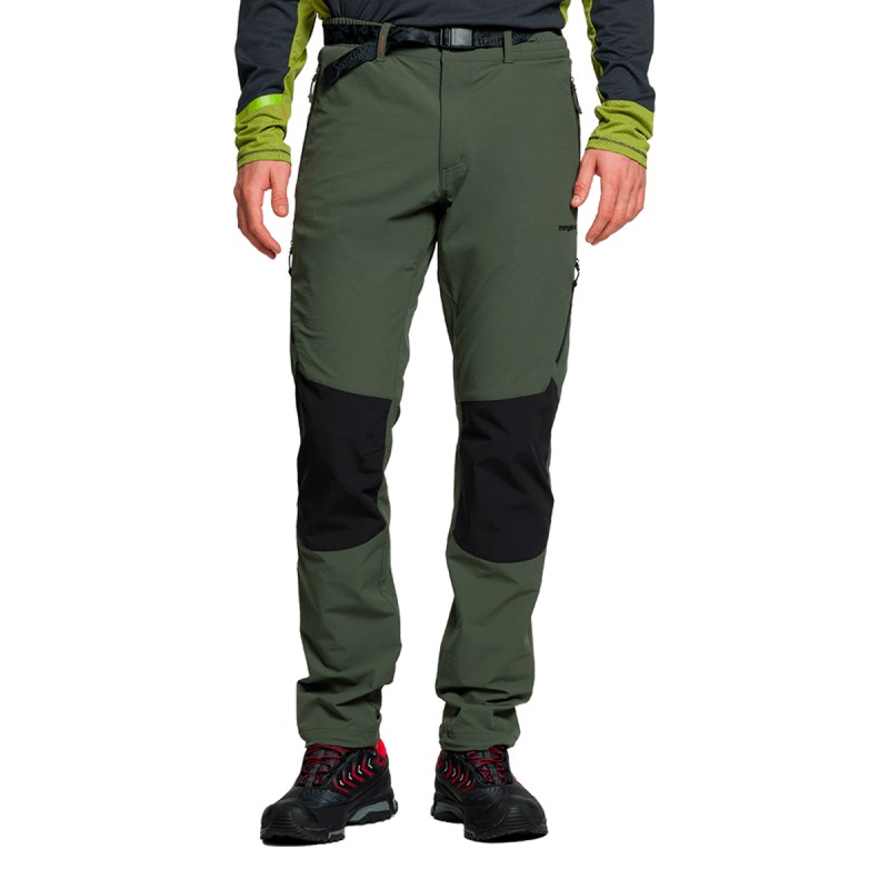 Trangoworld Pantalón Trekking Limoux Verde Hombre