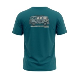 Trangoworld Camiseta Raphoe Azul Verdoso Hombre