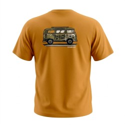 Trangoworld Camiseta Raphoe Amarillo Hombre
