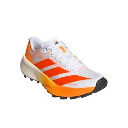 ADIDAS Zapatilla Trail Running Terrex Agravic 4 Blanca Naranja Mujer