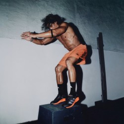 ADIDAS Zapatilla Deportiva Dropset 4 Power Trainer Negro Naranja Core Black Lucid Orange Hombre