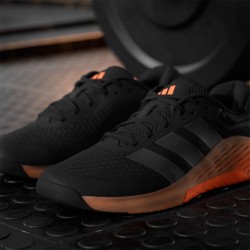 ADIDAS Zapatilla Deportiva Dropset 4 Power Trainer Negro Naranja Core Black Lucid Orange Hombre