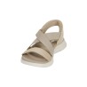 Skechers Sandalia GO WALK Flex Sandal Glimmer Up Gris Taupe Mujer