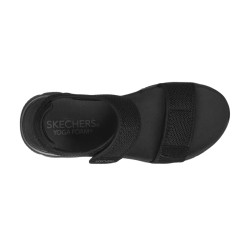 Skechers Sandalia Summits Sandals - Cute Mark Negro Mujer