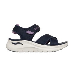 Skechers Sandalia Arch fit 2.0 Sandal Feelin' Azul Oscuro Morado Navy Mujer