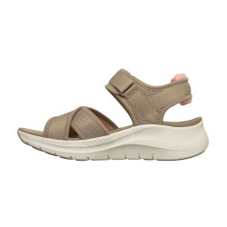 Skechers Sandalia Arch Fit 2.0 Sandal - Feelin' Bright Taupe Mujer