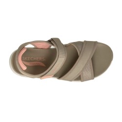 Skechers Sandalia Arch Fit 2.0 Sandal - Feelin' Bright Taupe Mujer