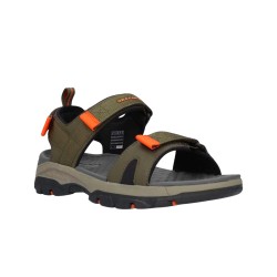 Skechers Sandalia Trekking Relaxed Fit Tresmen Ryer Verde Oliva Hombre
