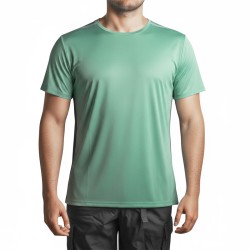 Joluvi Camiseta Laser Verde Palido Antracita Hombre