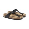 Birkenstock Sandalia Gizeh Birko-Flor Negro Black Mujer