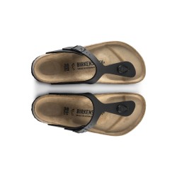 Birkenstock Sandalia Gizeh Birko-Flor Negro Black Mujer