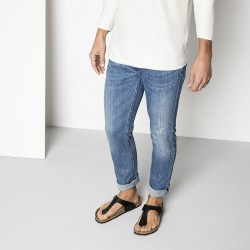 Birkenstock Sandalia Gizeh Birko-Flor Negro Black Mujer