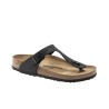 Birkenstock Sandalia Gizeh Birko-Flor Negro Black Mujer