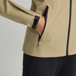 Montura Chaqueta Impermeable Shelter Beige Desert Beige Mujer