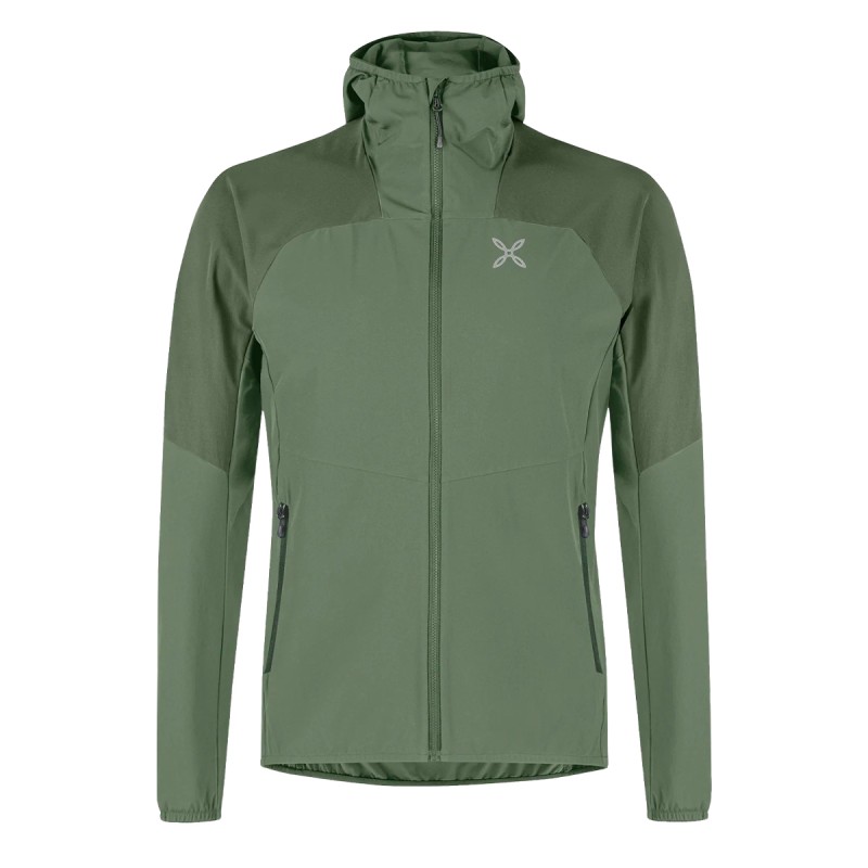 Montura Chaqueta Cortavientos Rise Verde Salvia Hombre