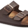 Birkenstock Sandalia Arizona BS Birko-Flor Marrón Oscuro Dark Brown Unisex