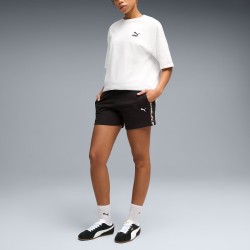 Puma Pantalón Corto Ess graphic Animal Negro Mujer