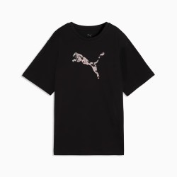 Puma Camiseta Ess Graphic Animal Relaxed Negro Mujer
