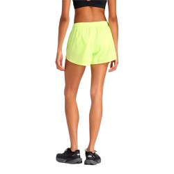 New Balance Pantalón Corto Running Sport Essential Verde Fluor Mujer