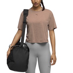 Puma Camiseta W Cloudspun Relaxed Marrón SandStone Heather Mujer