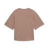 Puma Camiseta W Cloudspun Relaxed Marrón SandStone Heather Mujer