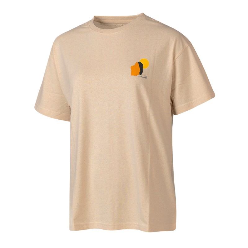 Ternua Camiseta Hira Regenerative T Beige Alabasted Gleam Mujer