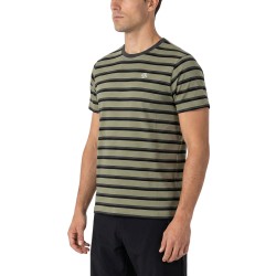 Ternua Camiseta Labrot Rayas Negro Black Hombre