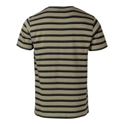Ternua Camiseta Labrot Rayas Negro Black Hombre