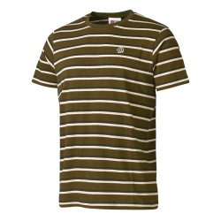 Ternua Camiseta Labrot Rayas Beige Rosin Hombre