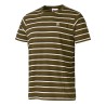 Ternua Camiseta Labrot Rayas Beige Rosin Hombre