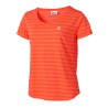 Ternua Camiseta Kenro Rayas Cereza Cherry Tomate Mujer