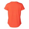 Ternua Camiseta Kenro Rayas Cereza Cherry Tomate Mujer