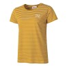 Ternua Camiseta Witless Rayas Mostaza Gold Mujer