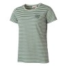 Ternua Camiseta Witless Rayas Verde Mercury Mujer