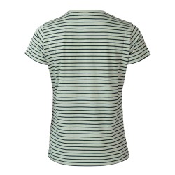 Ternua Camiseta Witless Rayas Verde Mercury Mujer