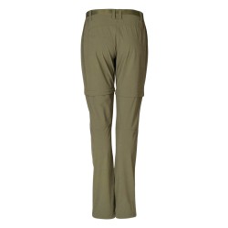 Ternua Pantalón Trekking Desmontable Torman W Verde Vetiver Mujer