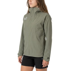 Ternua Chaqueta Impermeable Valdur Verde Vetiver Mujer