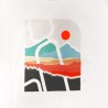Joluvi Camiseta Keep Nature Blanco Mujer