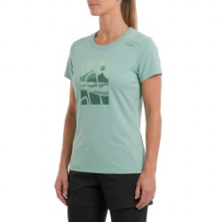 Joluvi Camiseta Keep Nature Verde Menta Mujer
