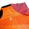 Joluvi Camiseta Trail Running Subli Mc Naranja Morado Negro Print Mujer