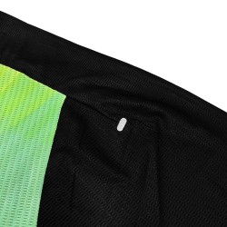 Joluvi Camiseta Running Subli Mc Verde Amarillo Negro Print Hombre