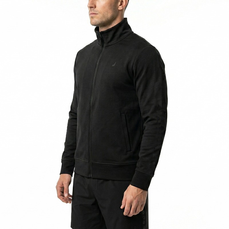 Joluvi Chaqueta Modal Full Zip Negro Hombre