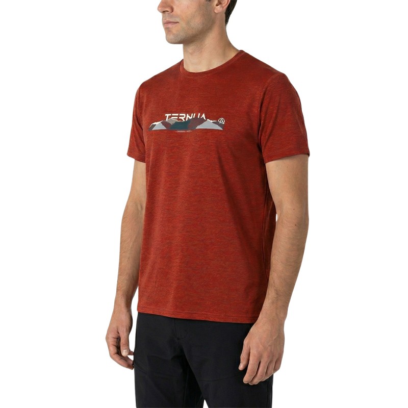 Ternua Camiseta Anning Roja Barm Red Hombre