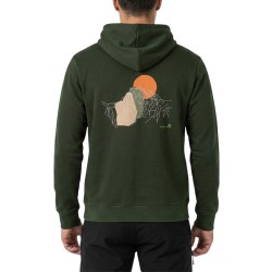 Ternua Sudadera Nanook Regenerative Verde Militar Rosin Hombre
