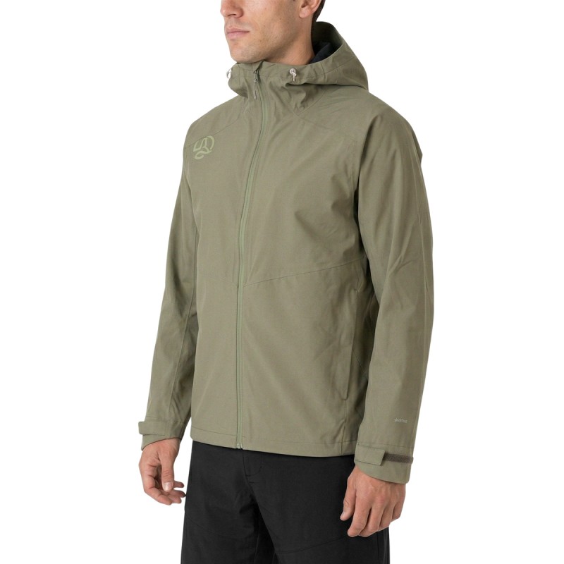 Ternua Chaqueta Impermeable Valdur Gris Vetiver Hombre
