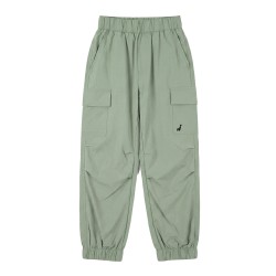 Joluvi Pantalón Trekking largo Vulcano Jogger Verde Salvia Niño