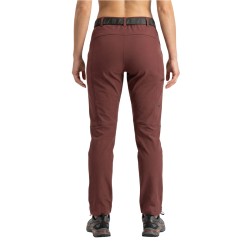Joluvi Pantalón Trekking largo Foresta Burdeos Mujer