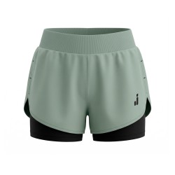 Joluvi Short Running Metatech Verde Salvia Mujer